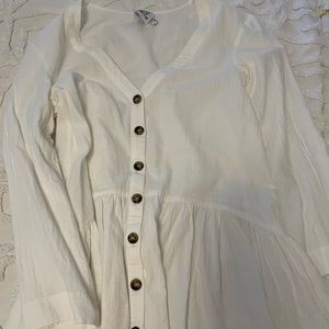 Princess polly flowy white sundress